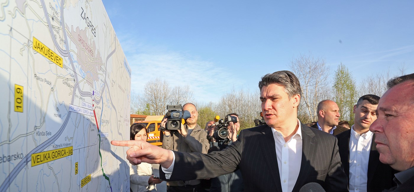 Predsjednik Vlade Milanović obišao dionicu autoceste Buševec-Lekenik